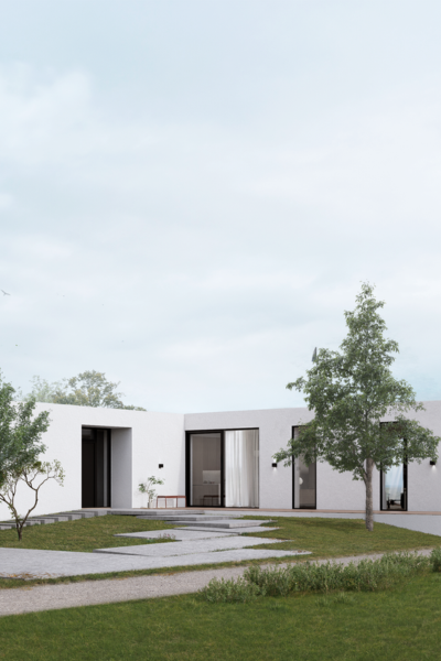 Strandhuset Ellebo indgang